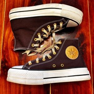 High Top platform Converse